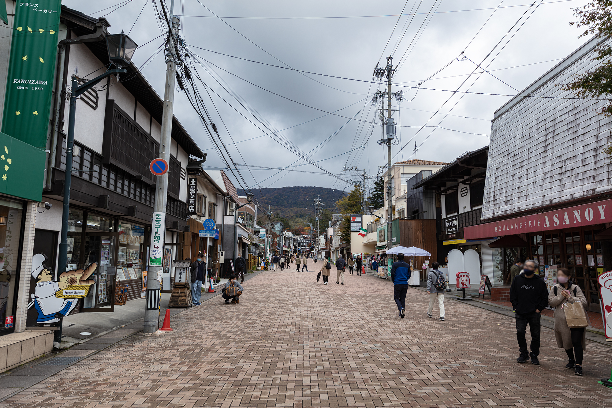 旧軽井沢銀座通り画像